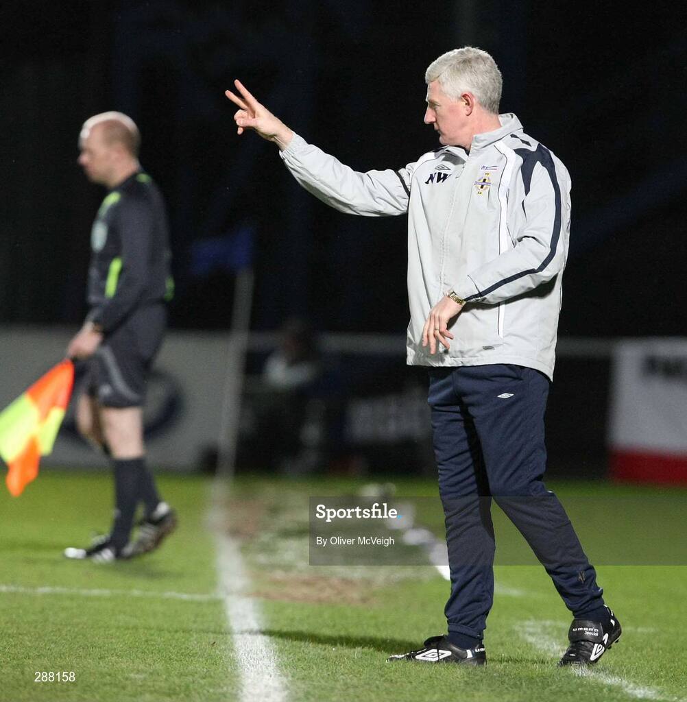 6 February 2008; Northern Ireland manager Nigel Worthington. International Friendly, Northern Ireland v Bulgaria, Windsor Park, Belfast, Co. Antrim. Picture credit; Oliver McVeigh / SPORTSFILE