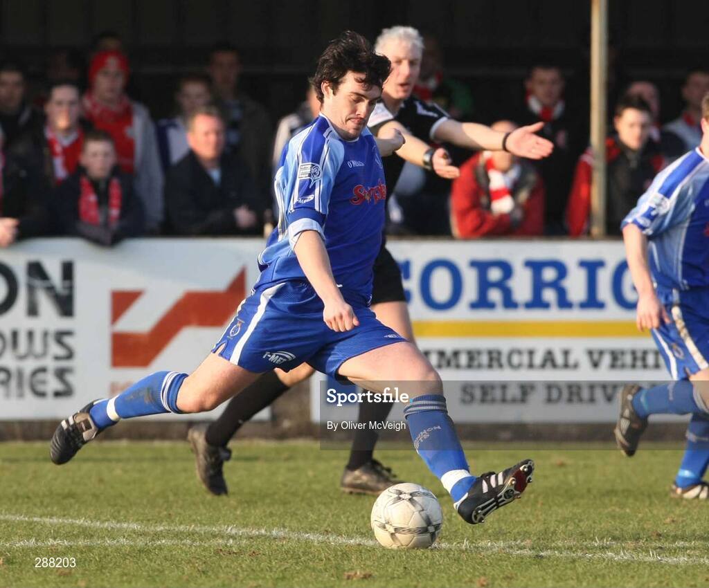 16 February 2008; Michael Hegarty, Dungannon Swifts. Carnegie League Premier Division, Dungannon Swifts v Cliftonville, Stangmore Park, Dungannon, Co. Tyrone. Picture credit; Oliver McVeigh / SPORTSFILE