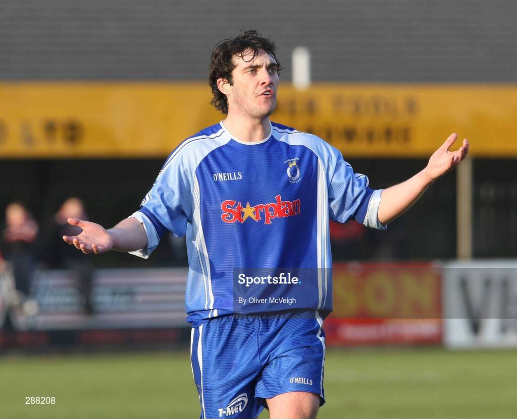 16 February 2008; Michael Hegarty, Dungannon Swifts. Carnegie League Premier Division, Dungannon Swifts v Cliftonville, Stangmore Park, Dungannon, Co. Tyrone. Picture credit; Oliver McVeigh / SPORTSFILE