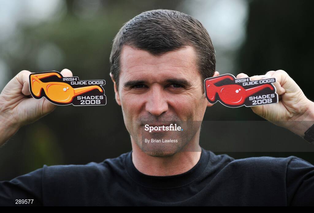 2 April 2008; Sunderland manager, Roy Keane, at the launch of the Sixth Irish Guide Dogs for the Blind / Specsavers SHADES 2008 Campaign. Shades National Fundraising & awareness campaign week runs 5th - 10th May. The Radisson SAS, St Helens Hotel, Stillorgan, Dublin. Picture credit: Brian Lawless / SPORTSFILE