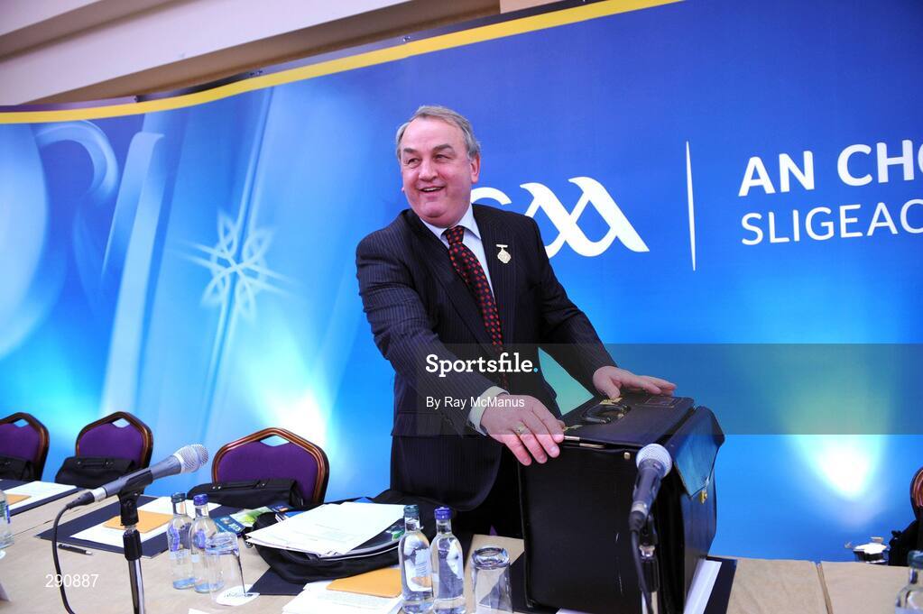 11 April 2008; GAA President Nickey Brennan on his arrival at the 2008 GAA Annual Congress. Radisson Hotel, Ballincar, Sligo. Picture credit: Ray McManus / SPORTSFILE