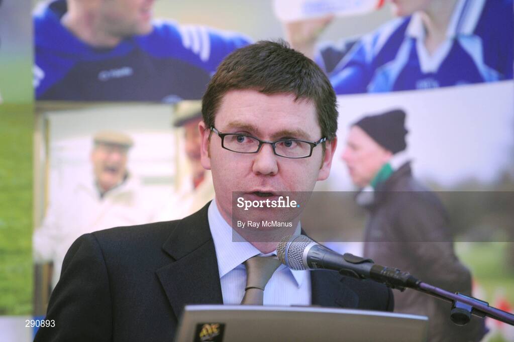11 April 2008; GAA Financial Director Tom Ryan speaking at the 2008 GAA Annual Congress. Radisson Hotel, Ballincar, Sligo. Picture credit: Ray McManus / SPORTSFILE