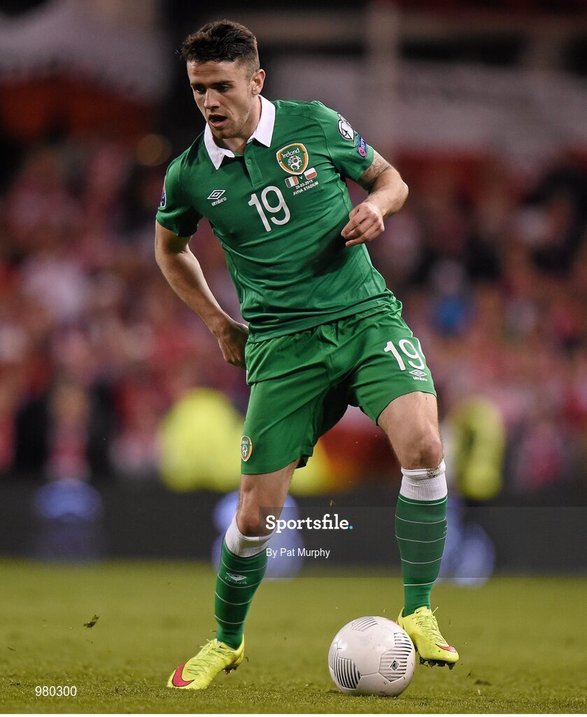 29 March 2015; Robbie Brady, Republic of Ireland. UEFA EURO 2016 Championship Qualifier, Group D, Republic of Ireland v Poland. Aviva Stadium, Lansdowne Road, Dublin. Picture credit: Pat Murphy / SPORTSFILE
