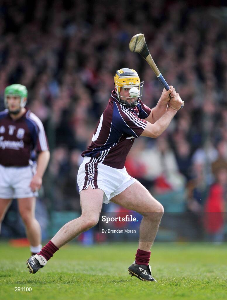 13 April 2008; Ger Farragher, Galway, scores his side's second goal. Allianz National Hurling League, Division 1, semi-final, Cork v Galway, Gaelic Grounds, Limerick. Picture credit: Brendan Moran / SPORTSFILE