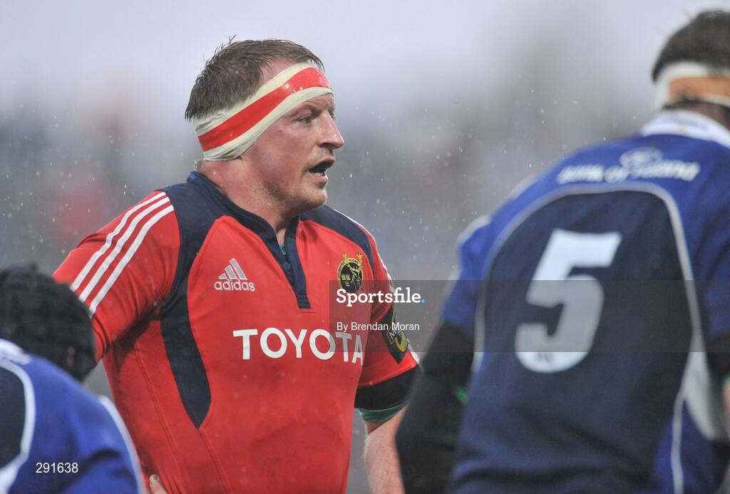 12 April 2008; Mick O'Driscoll, Munster. Magners League, Leinster v Munster, RDS, Ballsbridge, Dublin. Picture credit: Brendan Moran / SPORTSFILE