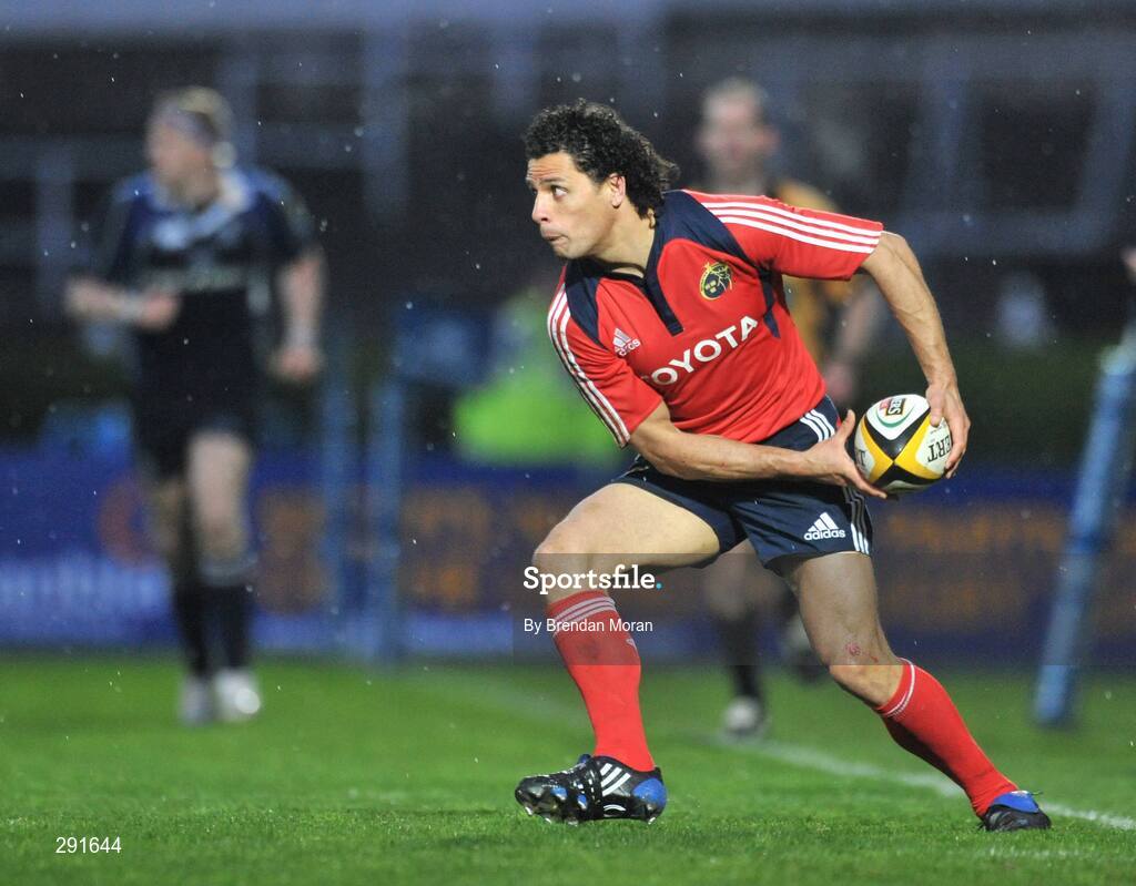 12 April 2008; Doug Howlett, Munster. Magners League, Leinster v Munster, RDS, Ballsbridge, Dublin. Picture credit: Brendan Moran / SPORTSFILE