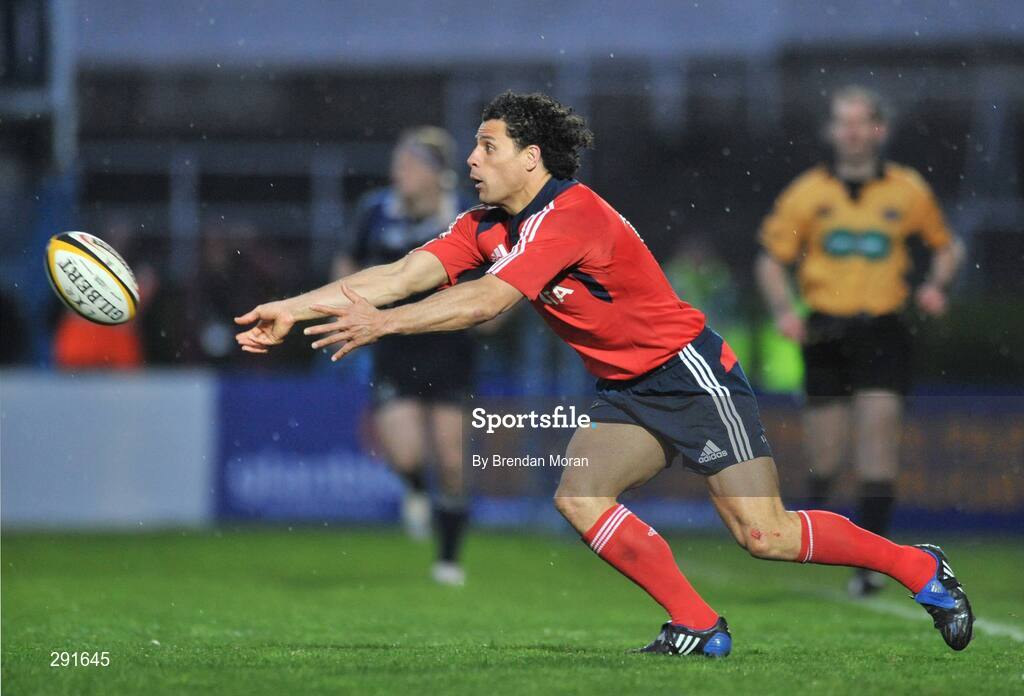 12 April 2008; Doug Howlett, Munster. Magners League, Leinster v Munster, RDS, Ballsbridge, Dublin. Picture credit: Brendan Moran / SPORTSFILE