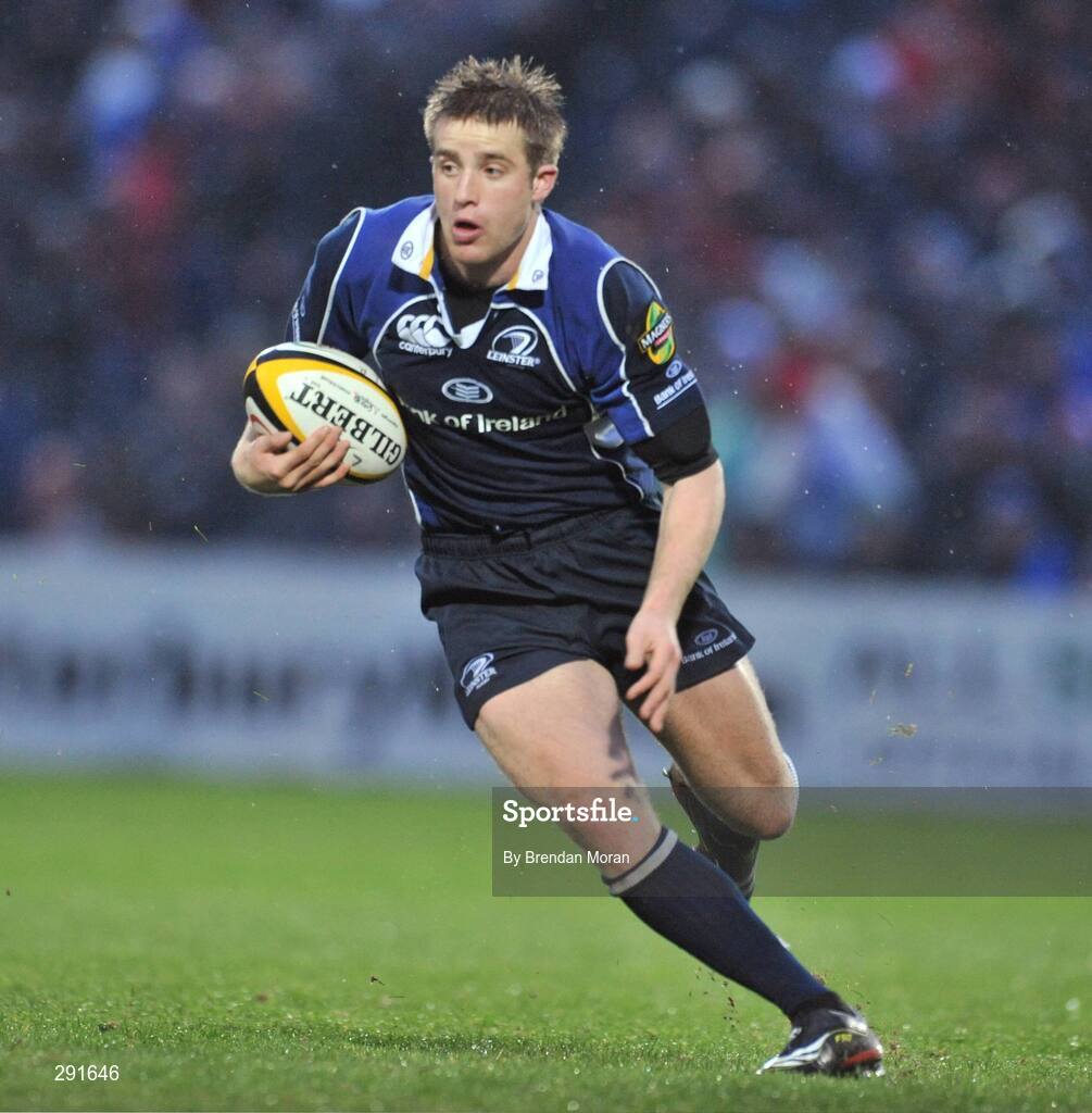 12 April 2008; Luke Fitzgerald, Leinster. Magners League, Leinster v Munster, RDS, Ballsbridge, Dublin. Picture credit: Brendan Moran / SPORTSFILE
