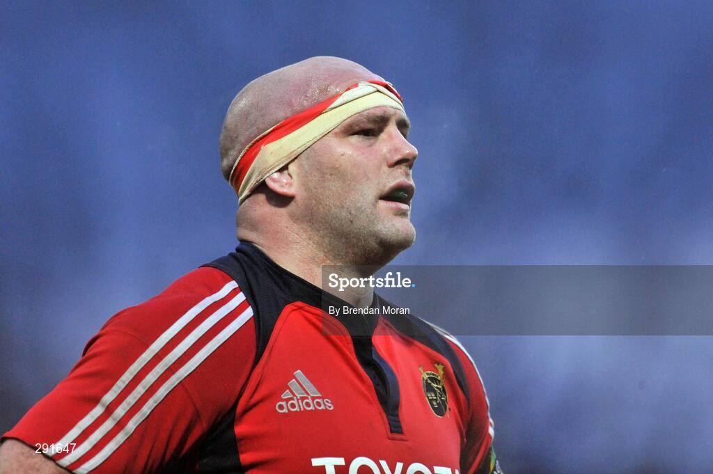 12 April 2008; John Hayes, Munster. Magners League, Leinster v Munster, RDS, Ballsbridge, Dublin. Picture credit: Brendan Moran / SPORTSFILE