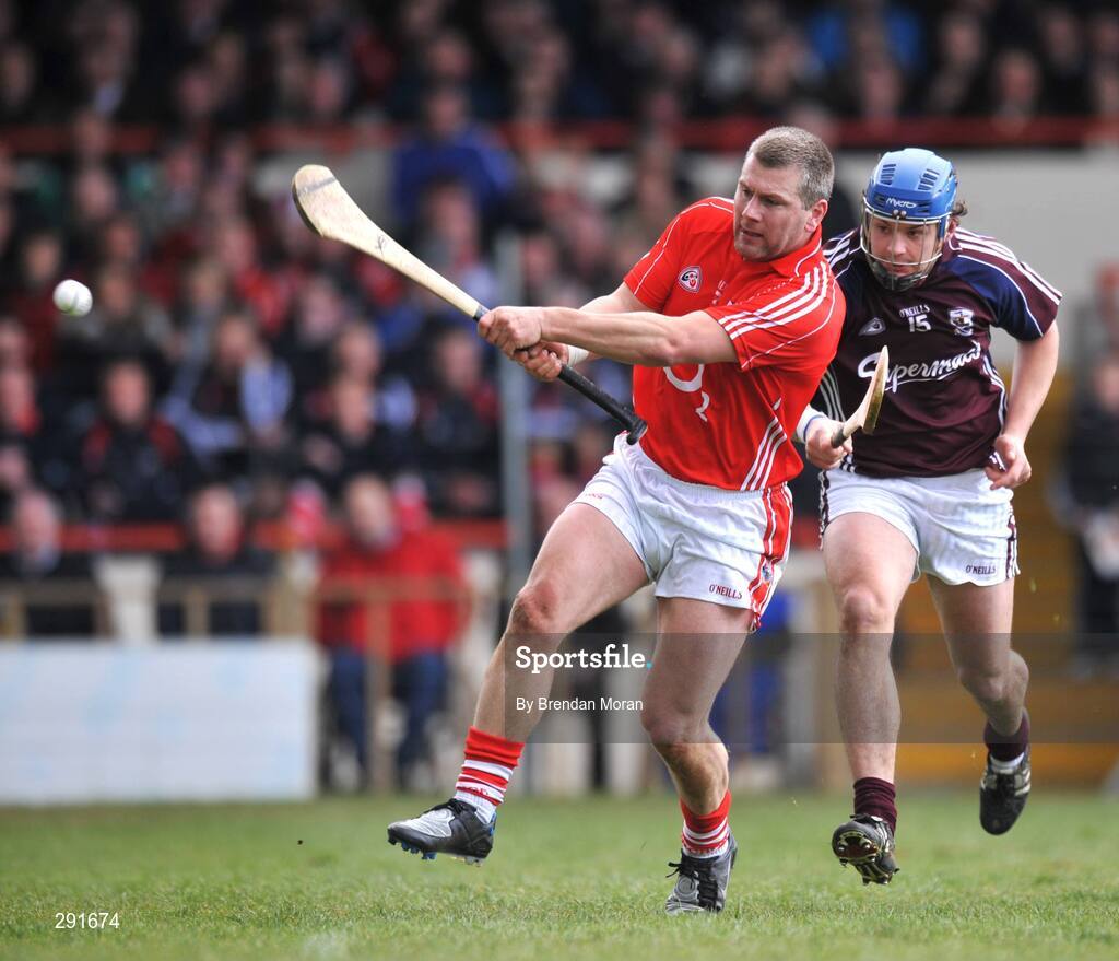 13 April 2008; Diarmuid O'Sullivan, Cork, in action against Iarla Tannian, Galway. Allianz National Hurling League, Division 1, semi-final, Cork v Galway, Gaelic Grounds, Limerick. Picture credit: Brendan Moran / SPORTSFILE