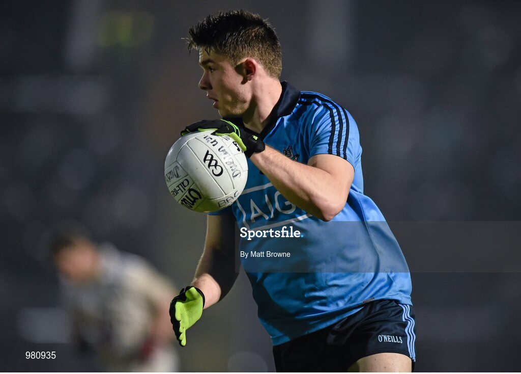 2 April 2015; David Byrne, Dublin. EirGrid Leinster U21 Football Championship Final, Dublin v Kildare. Páirc Táilteann, Navan, Co. Meath. Picture credit: Matt Browne / SPORTSFILE