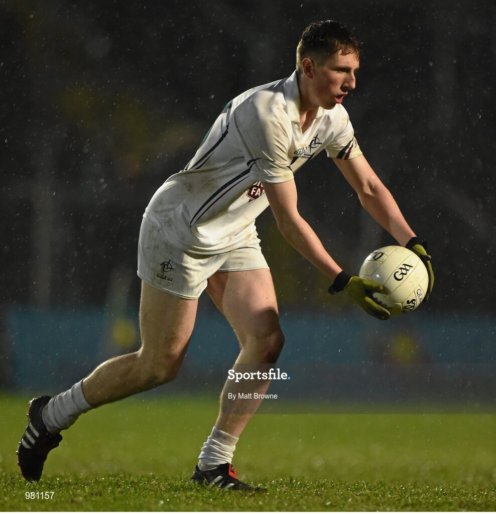 2 April 2015; Neil Flynn, Kildare. EirGrid Leinster U21 Football Championship Final, Dublin v Kildare. Páirc Táilteann, Navan, Co. Meath. Picture credit: Matt Browne / SPORTSFILE