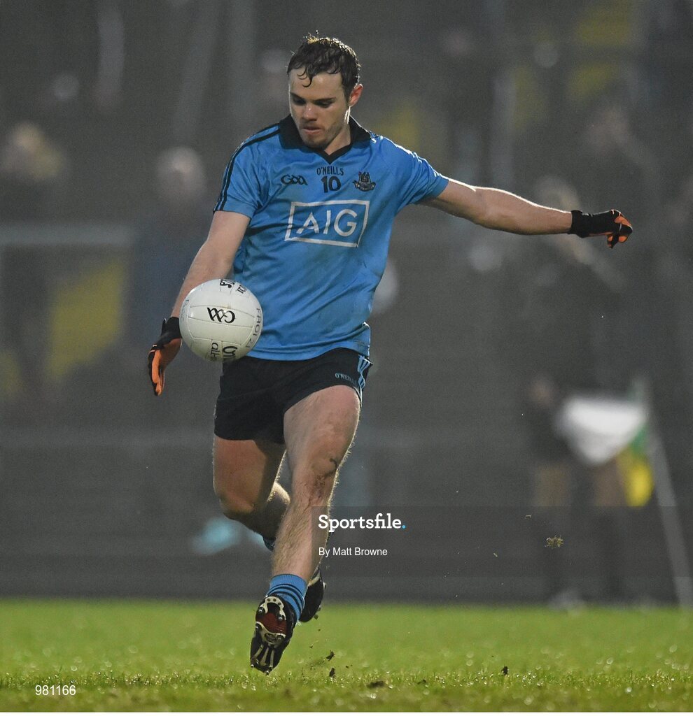 2 April 2015; Robbie Gaughan, Dublin. EirGrid Leinster U21 Football Championship Final, Dublin v Kildare. Páirc Táilteann, Navan, Co. Meath. Picture credit: Matt Browne / SPORTSFILE