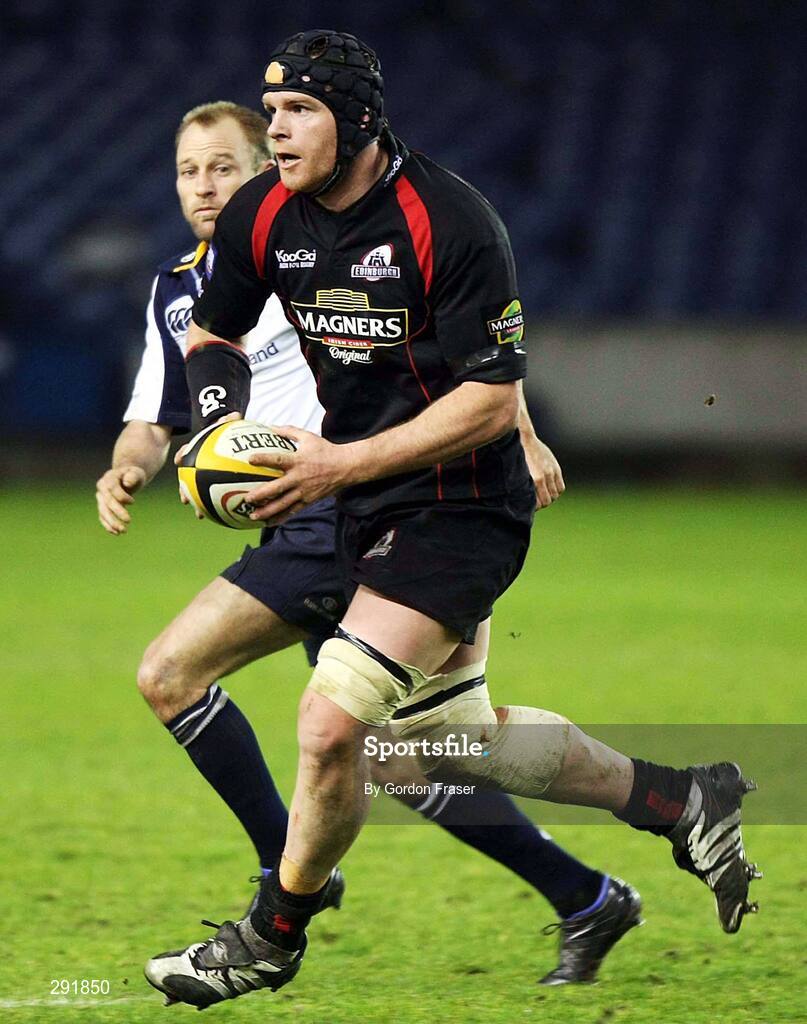 18 April 2008; Matt Mustchin, Edinburgh Rugby, in action against Leinster. Magners League, Edinburgh Rugby v Leinster, Murrayfield, Edinburgh, Scotland. Picture credit: Gordon Fraser / SPORTSFILE