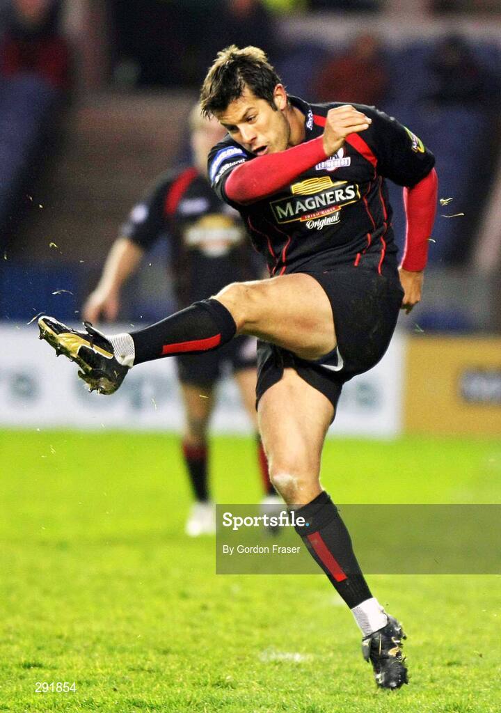 18 April 2008; Hugo Southwell, Edinburgh Rugby, in action against Leinster. Magners League, Edinburgh Rugby v Leinster, Murrayfield, Edinburgh, Scotland. Picture credit: Gordon Fraser / SPORTSFILE