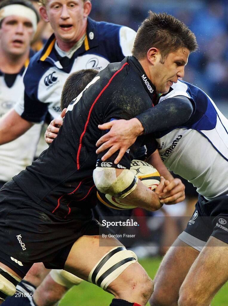 18 April 2008; Allister Hogg, Edinburgh Rugby, in action against Leinster. Magners League, Edinburgh Rugby v Leinster, Murrayfield, Edinburgh, Scotland. Picture credit: Gordon Fraser / SPORTSFILE