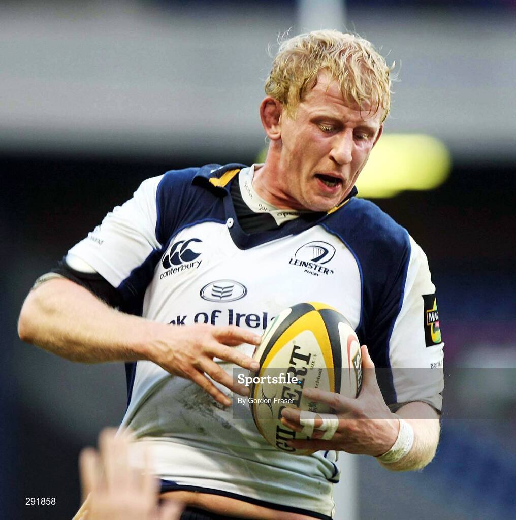 18 April 2008; Leo Cullen, Leinster, in action against Edinburgh Rugby. Magners League, Edinburgh Rugby v Leinster, Murrayfield, Edinburgh, Scotland. Picture credit: Gordon Fraser / SPORTSFILE