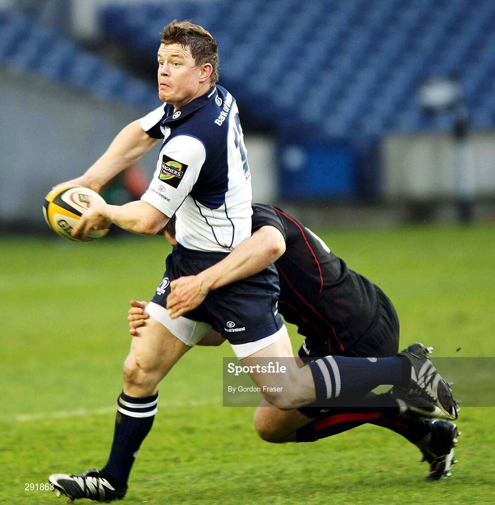 18 April 2008; Brian O'Driscoll, Leinster, in action against Edinburgh Rugby. Magners League, Edinburgh Rugby v Leinster, Murrayfield, Edinburgh, Scotland. Picture credit: Gordon Fraser / SPORTSFILE