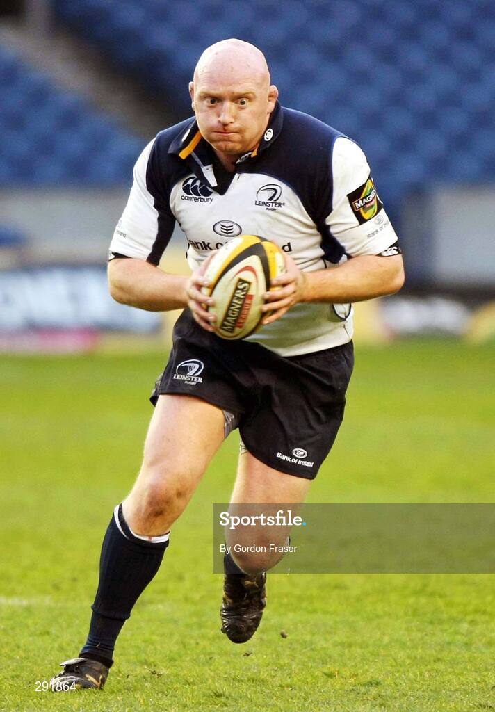 18 April 2008; Bernard Jackman, Leinster, in action against Edinburgh Rugby. Magners League, Edinburgh Rugby v Leinster, Murrayfield, Edinburgh, Scotland. Picture credit: Gordon Fraser / SPORTSFILE