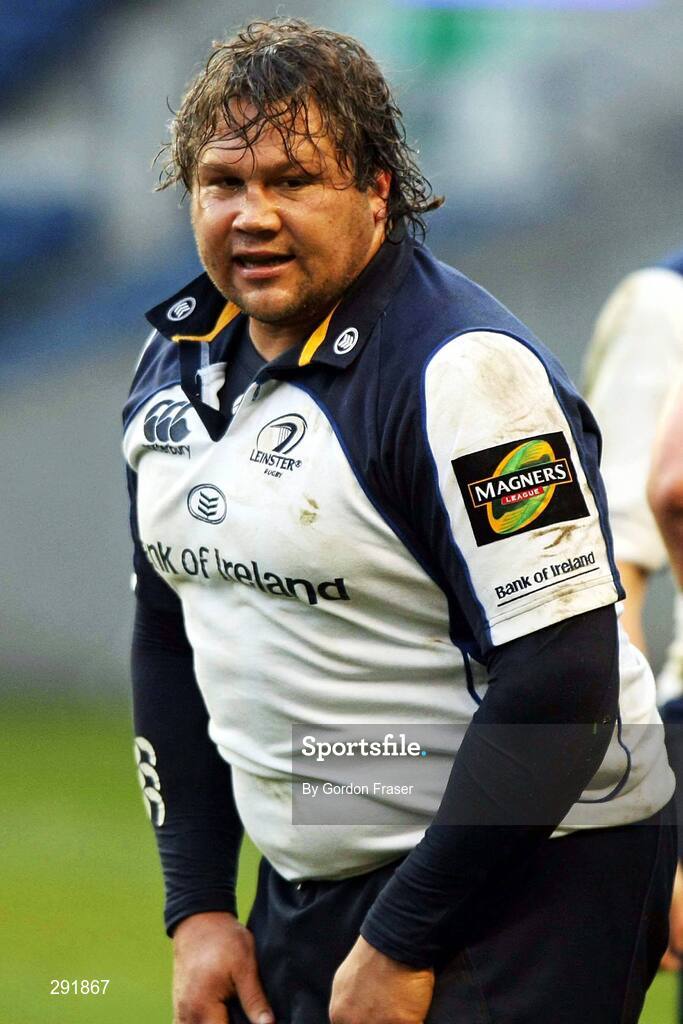 18 April 2008; Ollie Le Roux, Leinster, in action against Edinburgh Rugby. Magners League, Edinburgh Rugby v Leinster, Murrayfield, Edinburgh, Scotland. Picture credit: Gordon Fraser/ SPORTSFILE