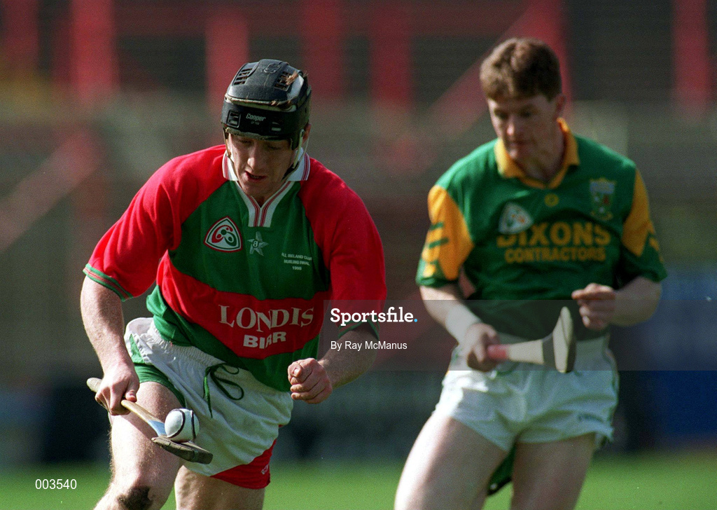 2 April 1995; Brian Whelahan of Birr during the All-Ireland Senior Club Hurling Championship Final Replay match between Birr and Dunloy at Croke Park in Dublin. Photo by Ray McManus/Sportsfile