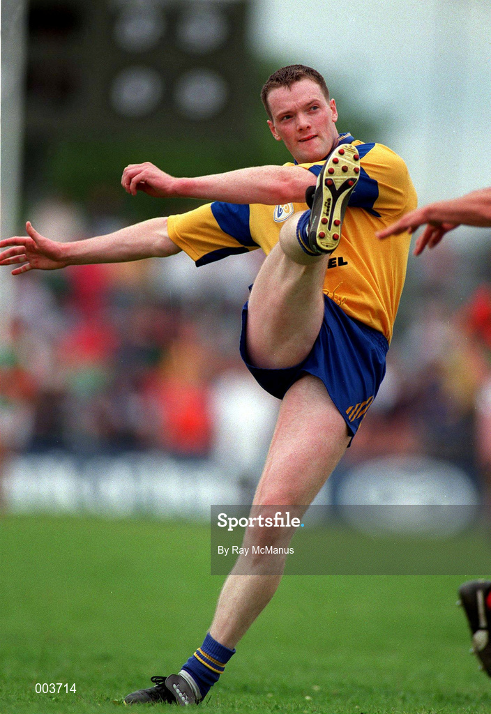 23 June 1996; Derek Duggan of Roscommon during the Bank of Ireland Connacht Senior Football Championship Semi-Final match between Roscommon and Mayo at Dr Hyde Park in Roscommon. Photo by Ray McManus/Sportsfile