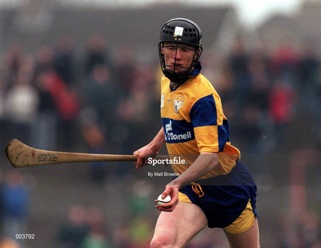 22 March 1998; Frank Lohan of Clare during the Church & General National Hurling League Division 1A match between Limerick and Clare at the Gaelic Grounds in Limerick. Photo by Matt Browne/Sportsfile
