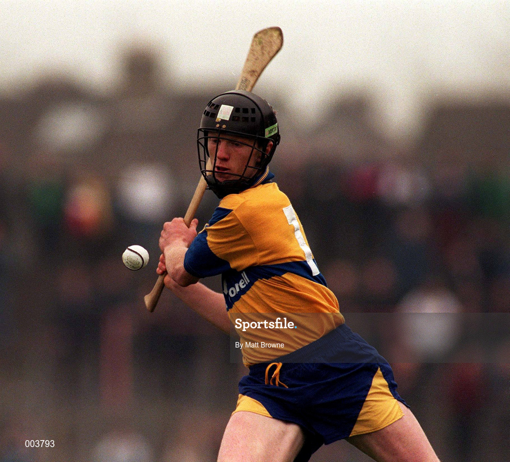 22 March 1998; Frank Lohan of Clare during the Church & General National Hurling League Division 1A match between Limerick and Clare at the Gaelic Grounds in Limerick. Photo by Matt Browne/Sportsfile