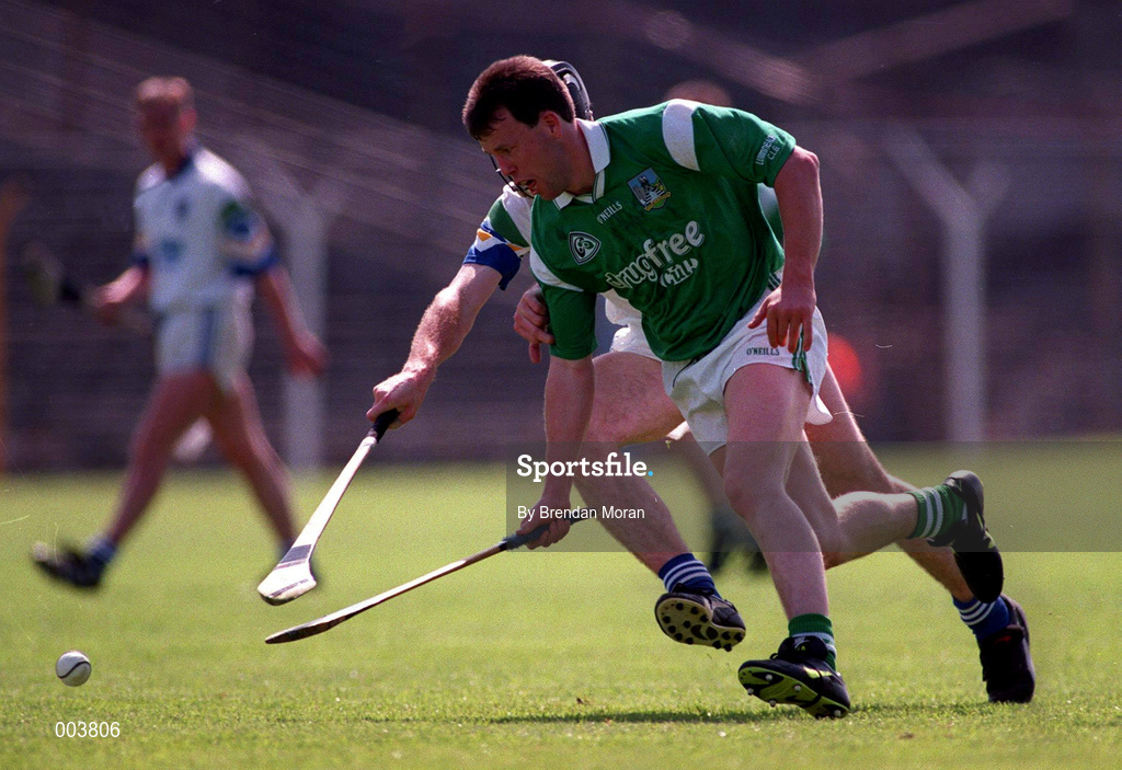 25 May 1997; Gary Kirby of Limerick during the Guinness Munster Senior Hurling Championship Quarter-Final match between Limerick and Waterford at Semple Stadium in Thurles, Tipperary. Photo by Brendan Moran/Sportsfile