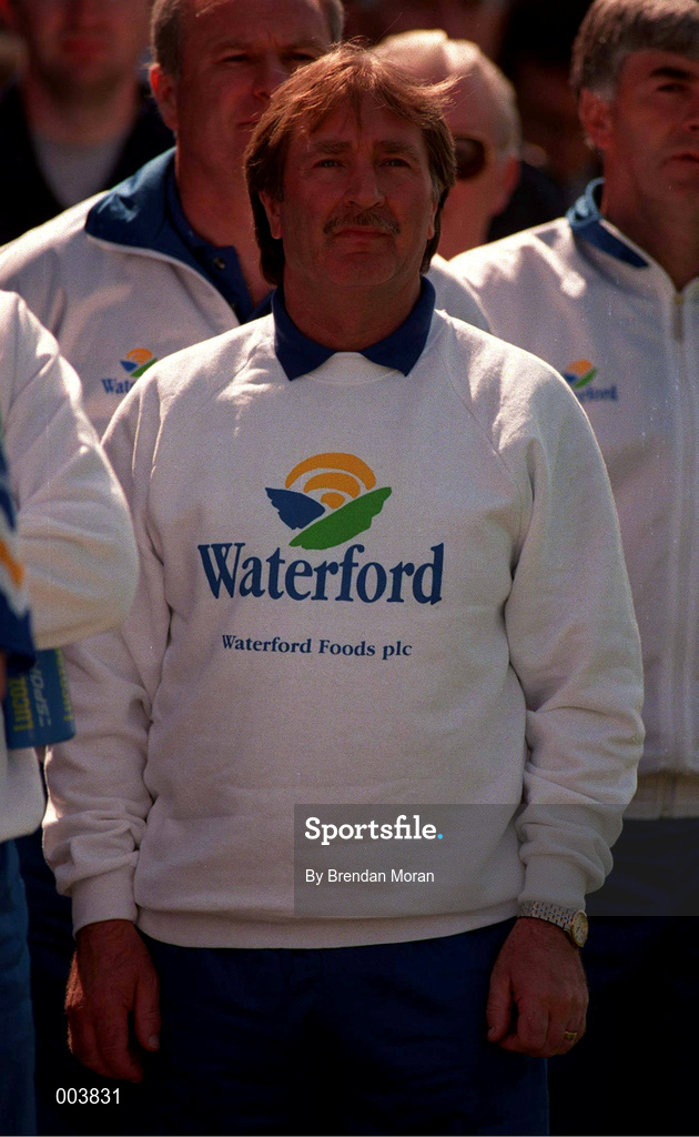 25 May 1997; Waterford Manager Gerald McCarthy during the Guinness Munster Senior Hurling Championship Quarter-Final match between Limerick and Waterford at Semple Stadium in Thurles, Tipperary. Photo by Brendan Moran/Sportsfile