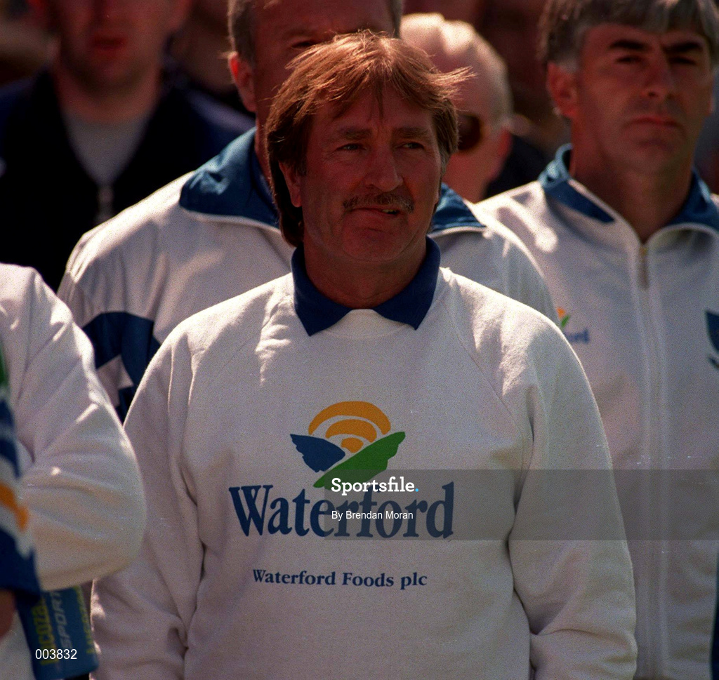 25 May 1997; Waterford Manager Gerald McCarthy during the Guinness Munster Senior Hurling Championship Quarter-Final match between Limerick and Waterford at Semple Stadium in Thurles, Tipperary. Photo by Brendan Moran/Sportsfile