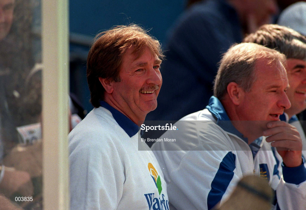 25 May 1997; Waterford Manager Gerald McCarthy during the Guinness Munster Senior Hurling Championship Quarter-Final match between Limerick and Waterford at Semple Stadium in Thurles, Tipperary. Photo by Brendan Moran/Sportsfile
