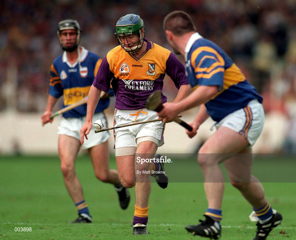 17 August 1997; Larry Murphy of Wexford during the GAA All-Ireland Senior Hurling Championship Semi-Final match between Tipperary and Wexford at Croke Park in Dublin. Photo by Matt Browne/Sportsfile