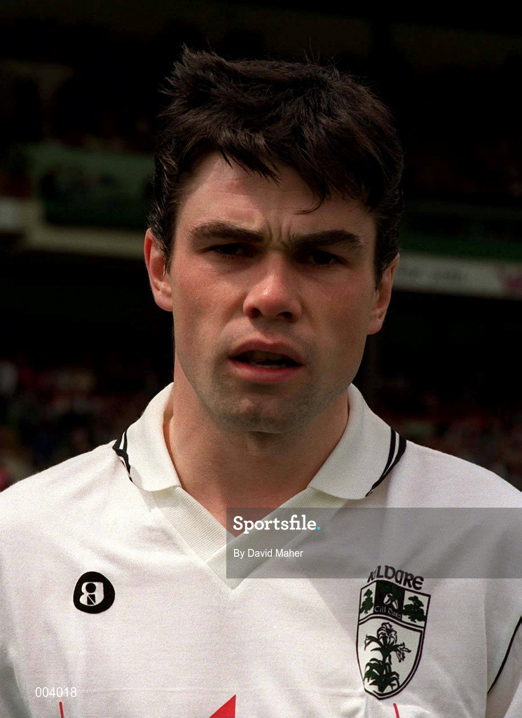 18 June 1994; Martin Lynch of Kildare before the Leinster Senior Football Championship Quarter-Final match between Dublin and Kildare at Croke Park in Dublin. Photo by David Maher/Sportsfile