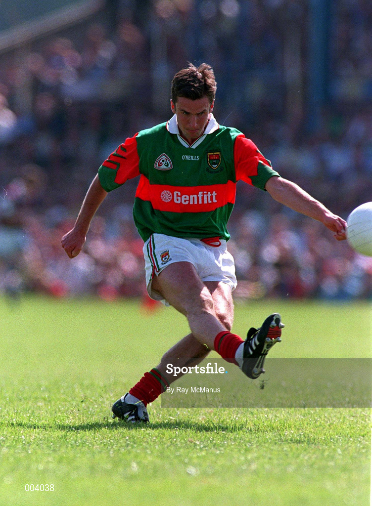 25 May 1997; Maurice Sheridan of Mayo in action during the GAA Football Senior Championship Quarter-Final match between Galway and Mayo at Tuam Stadium in Tuam, Galway. Photo by Ray McManus/Sportsfile