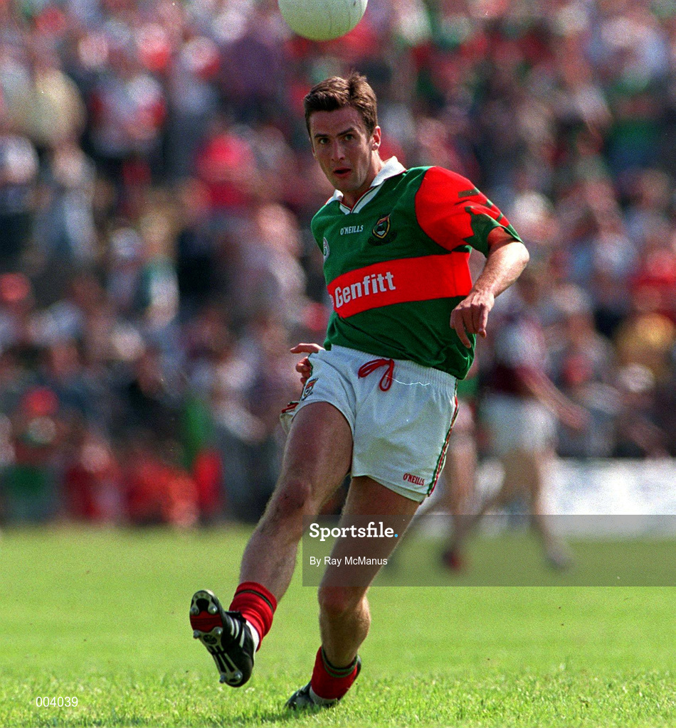 25 May 1997; Maurice Sheridan of Mayo in action during the GAA Football Senior Championship Quarter-Final match between Galway and Mayo at Tuam Stadium in Tuam, Galway. Photo by Ray McManus/Sportsfile