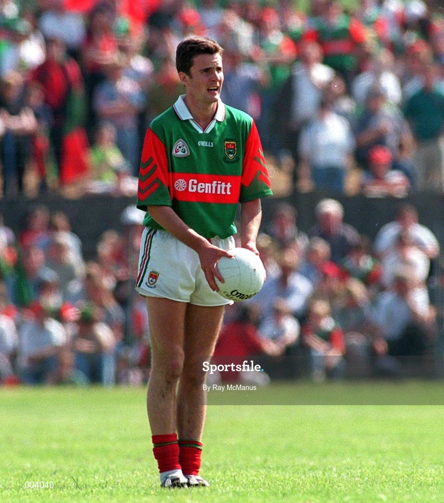25 May 1997; Maurice Sheridan of Mayo during the GAA Football Senior Championship Quarter-Final match between Galway and Mayo at Tuam Stadium in Tuam, Galway. Photo by Ray McManus/Sportsfile