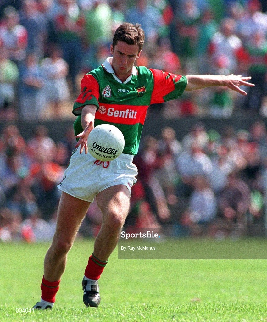 25 May 1997; Maurice Sheridan of Mayo during the GAA Football Senior Championship Quarter-Final match between Galway and Mayo at Tuam Stadium in Tuam, Galway. Photo by Ray McManus/Sportsfile