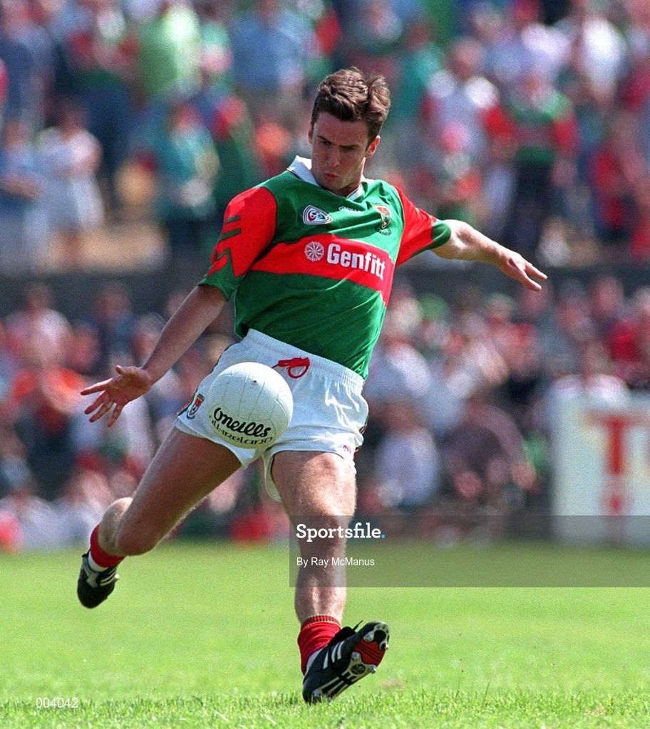 25 May 1997; Maurice Sheridan of Mayo during the GAA Football Senior Championship Quarter-Final match between Galway and Mayo at Tuam Stadium in Tuam, Galway. Photo by Ray McManus/Sportsfile