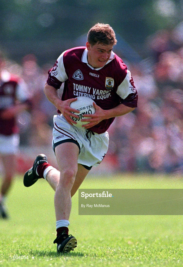 25 May 1997; Michael Donnelan of Galway during the GAA Football Senior Championship Quarter-Final match between Galway and Mayo at Tuam Stadium in Tuam, Galway. Photo by Ray McManus/Sportsfile