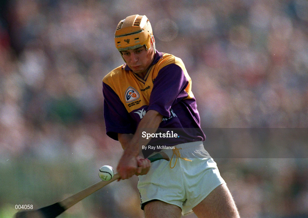 17 August 1997; Michael Jordan of Wexford during the GAA All-Ireland Senior Hurling Championship Semi-Final match between Tipperary and Wexford at Croke Park in Dublin. Photo by Ray McManus/Sportsfile