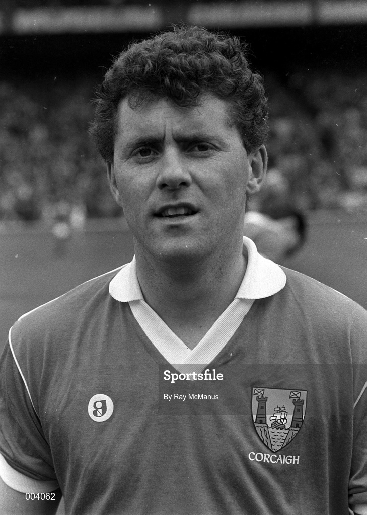 15 April 1990; Michael McCarthy of Cork ahead of the Royal Liver Assurance National Football League Semi-Final match between Meath and Cork at Croke Park in Dublin. Photo by Ray McManus/Sportsfile