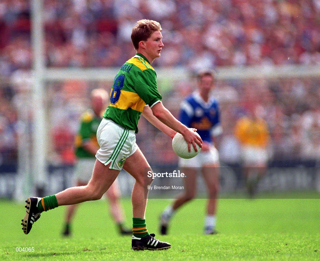24 August 1997; Michael Russell of Kerry during the GAA Football All-Ireland Senior Championship Semi-Final match between Cavan and Kerry at Croke Park in Dublin. Photo by Brendan Moran/Sportsfile