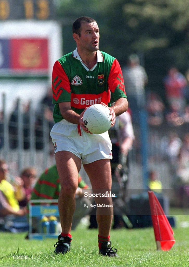 25 May 1997; Liam McHale of Mayo in action during the GAA Football Senior Championship Quarter-Final match between Galway and Mayo at Tuam Stadium in Tuam, Galway. Photo by Ray McManus/Sportsfile