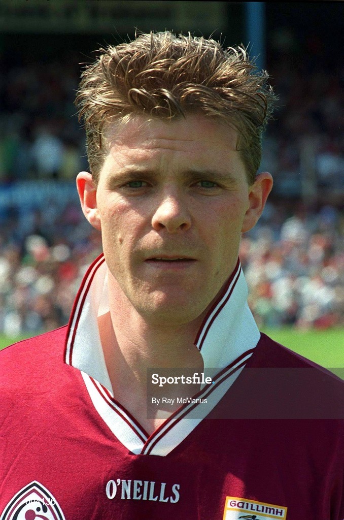 25 May 1997; Niall Finnegan of Galway before the GAA Football Senior Championship Quarter-Final match between Galway and Mayo at Tuam Stadium in Tuam, Galway. Photo by Ray McManus/Sportsfile