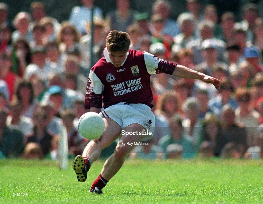 25 May 1997; Niall Finnegan of Galway during the GAA Football Senior Championship Quarter-Final match between Galway and Mayo at Tuam Stadium in Tuam, Galway. Photo by Ray McManus/Sportsfile