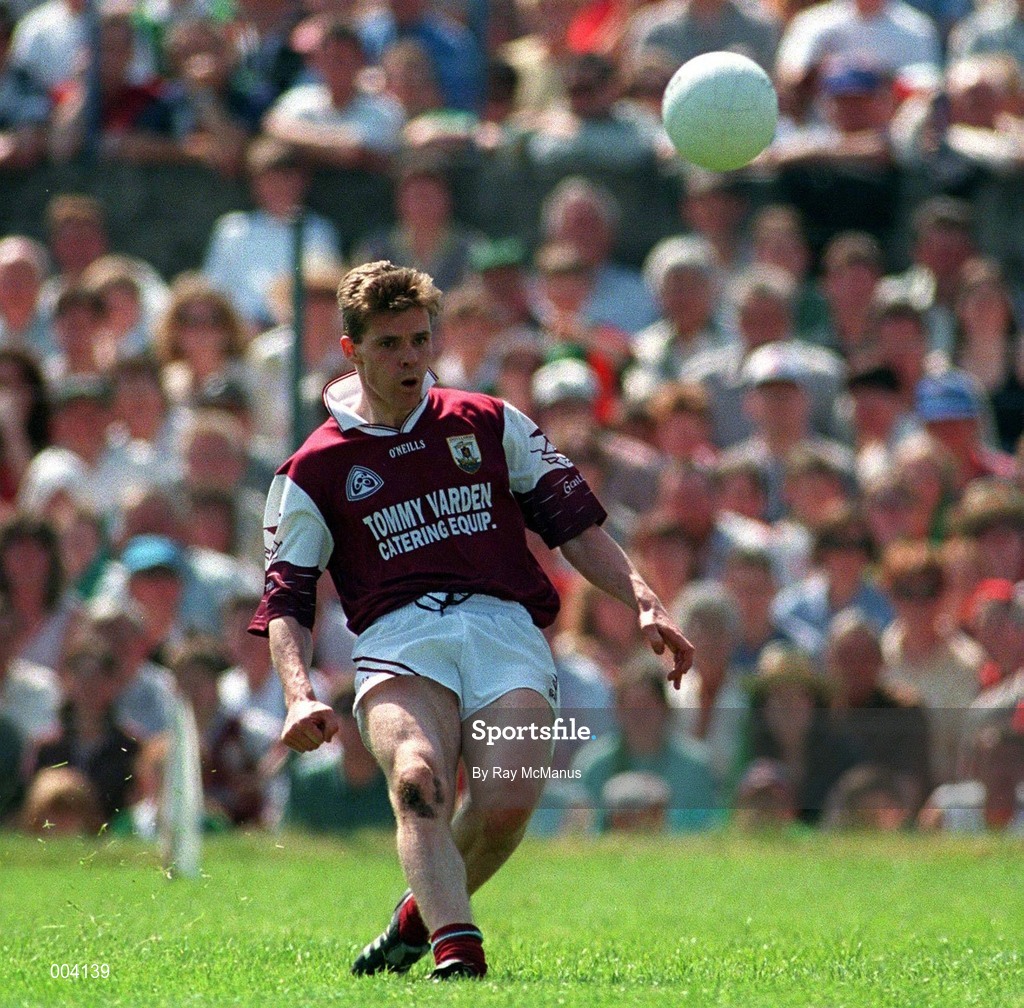 25 May 1997; Niall Finnegan of Galway during the GAA Football Senior Championship Quarter-Final match between Galway and Mayo at Tuam Stadium in Tuam, Galway. Photo by Ray McManus/Sportsfile
