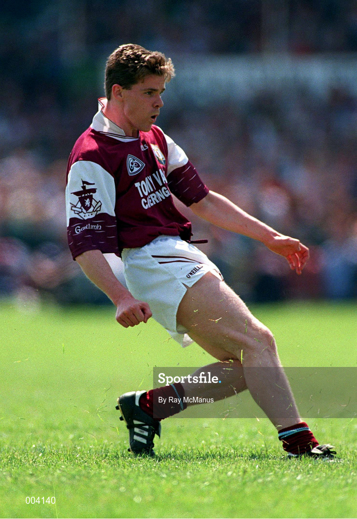 25 May 1997; Niall Finnegan of Galway during the GAA Football Senior Championship Quarter-Final match between Galway and Mayo at Tuam Stadium in Tuam, Galway. Photo by Ray McManus/Sportsfile