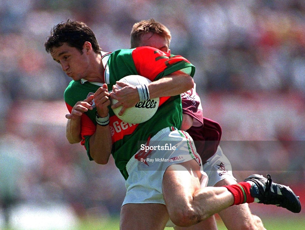 25 May 1997; Noel Connelly of Mayo in action during the GAA Football Senior Championship Quarter-Final match between Galway and Mayo at Tuam Stadium in Tuam, Galway. Photo by Ray McManus/Sportsfile