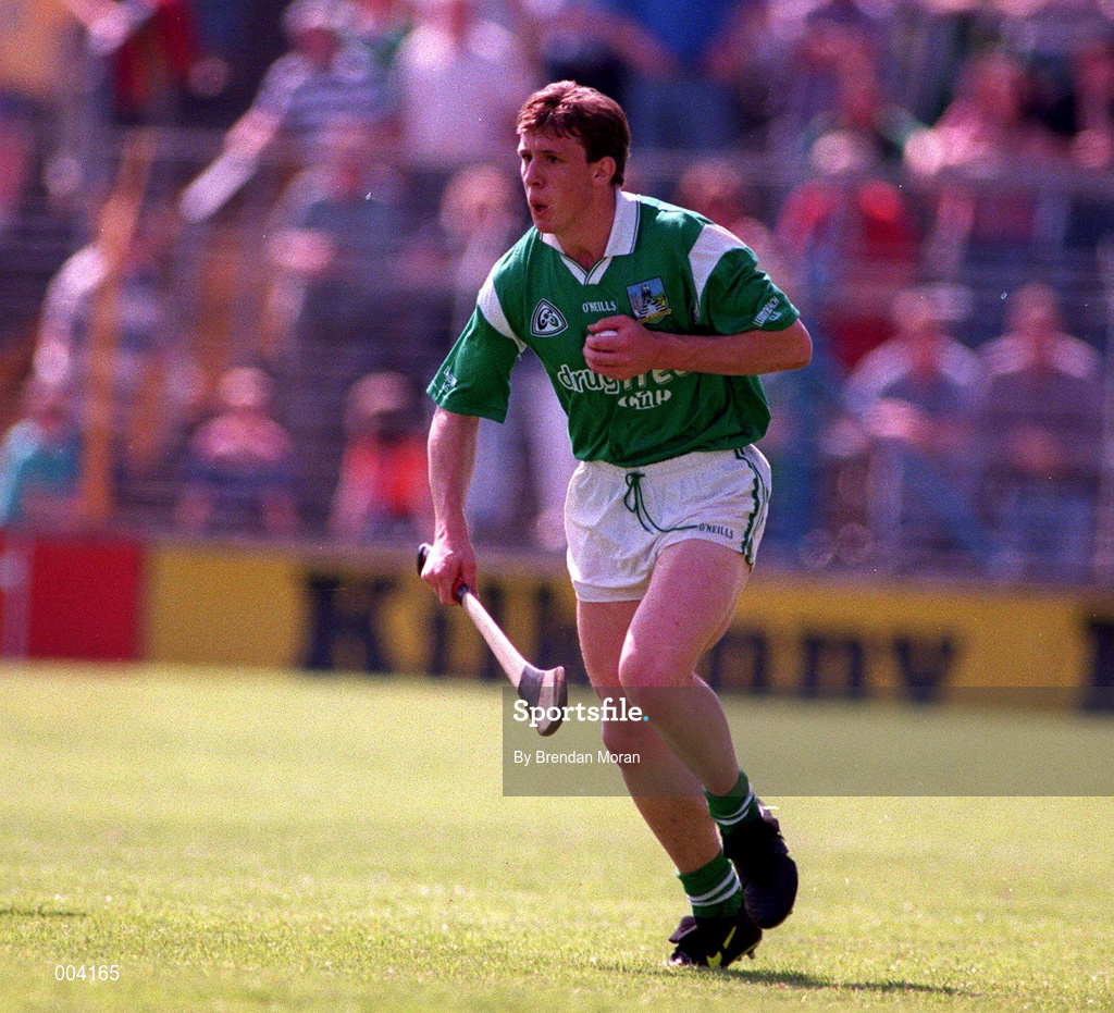 25 May 1997; Ollie Moran of Limerick during the Munster Senior Hurling Championship Quarter-Final between Limerick and Waterford at Semple Stadium in Thurles, Tipperary. Photo by Brendan Moran/Sportsfile